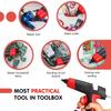 1000W 21V Cordless Hot Melt Glue Gun Rechargeable Li-ion Battery Copper Nozzle DIY Repair Tool