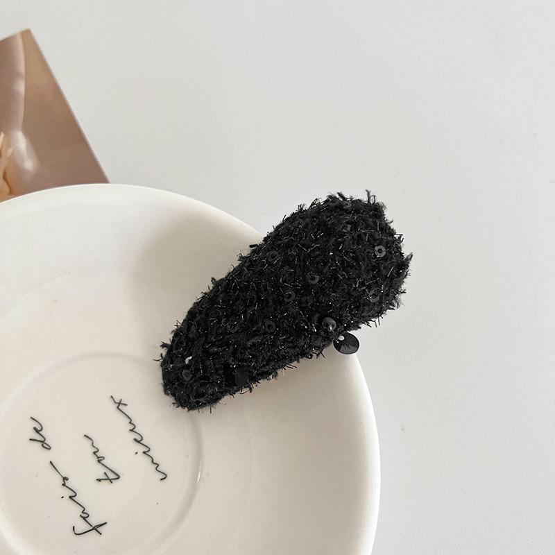 Clip Hair Accessories Woolen  Long Retro Bb Shape Barrettes Clip Side Clip Bang