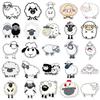 50 Little Sheep Graffiti Cartoon Animal Stickers – Cute DIY Creative for Skateboards & Suitcases