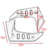 for Kawasaki Z750 2004-2007 Carbon Fiber Motorbike Radiator Side Covers Guards Protective Mesh Trim Fairing Shell Panel Shroud Accessories