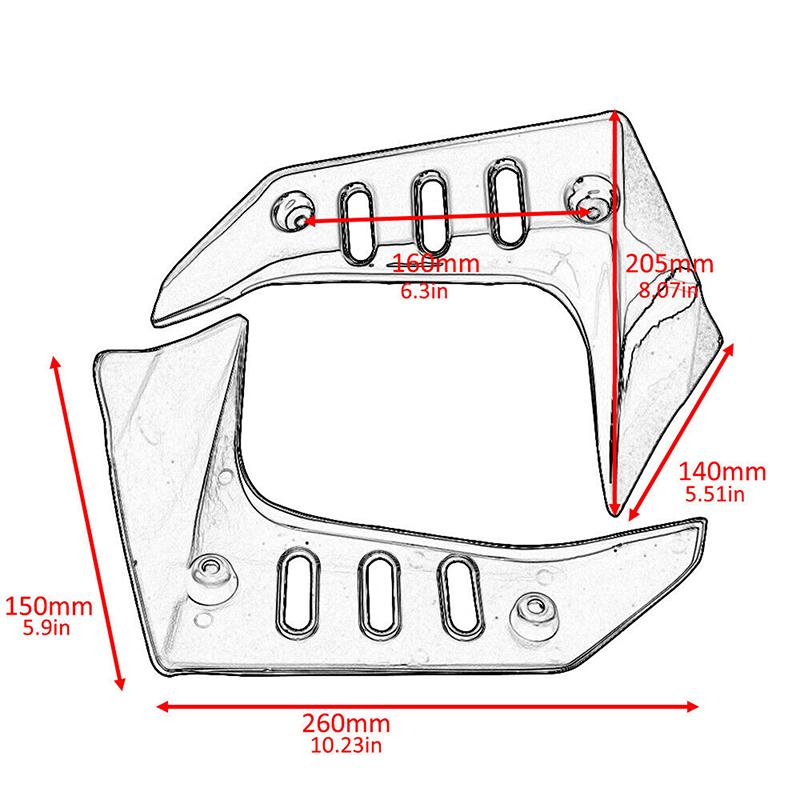 for Kawasaki Z750 2004-2007 Carbon Fiber Motorbike Radiator Side Covers Guards Protective Mesh Trim Fairing Shell Panel Shroud Accessories
