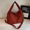 Niche Design Tote Bag For Women  New Model Canvas Commuter Large Capacity Shoulder Bag College Student Class Bag Versatile For Shopping And Vacation