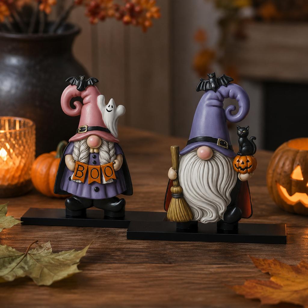 Set of 2 Halloween Table Decorations for Holiday Party and Home Decor
