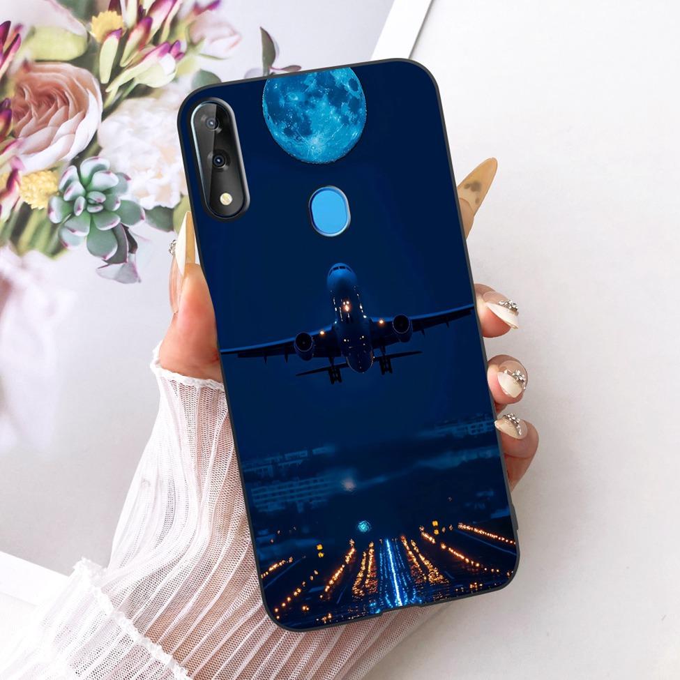 Phone Case For ZTE Blade V10 Cover Silicone Cute Cat Fashion Funny Painted Casing For ZTE Blade V10 2019