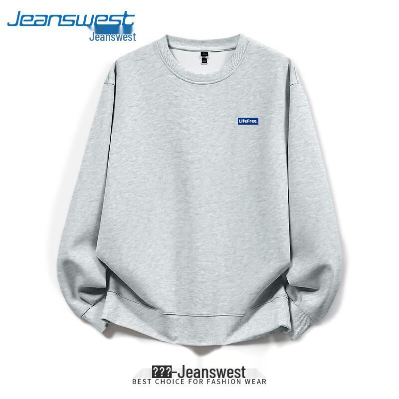 

Jeanswest Men s American Letter Print Crewneck Sweatshirt M