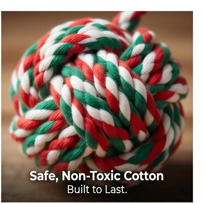 Cotton Rope Dog Chew Toys Durable Teething Rope Toys for Puppies & Small Dogs