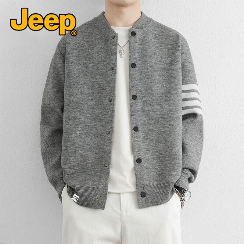 JEEP Men's Casual Knit Cardigan Jacket