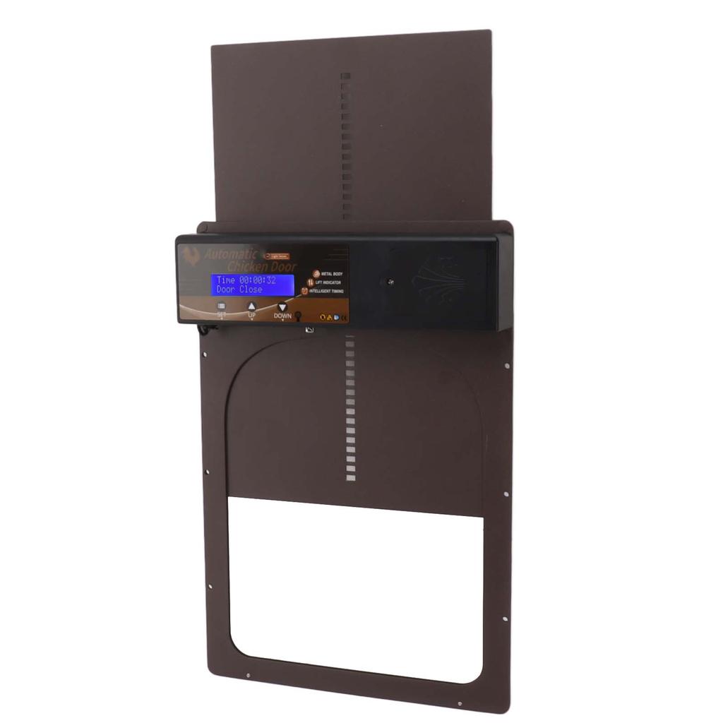 Automatický otvírač dvířek 3 v 1 s LED dálkovým ovládáním pro kuřata s krytím IP45