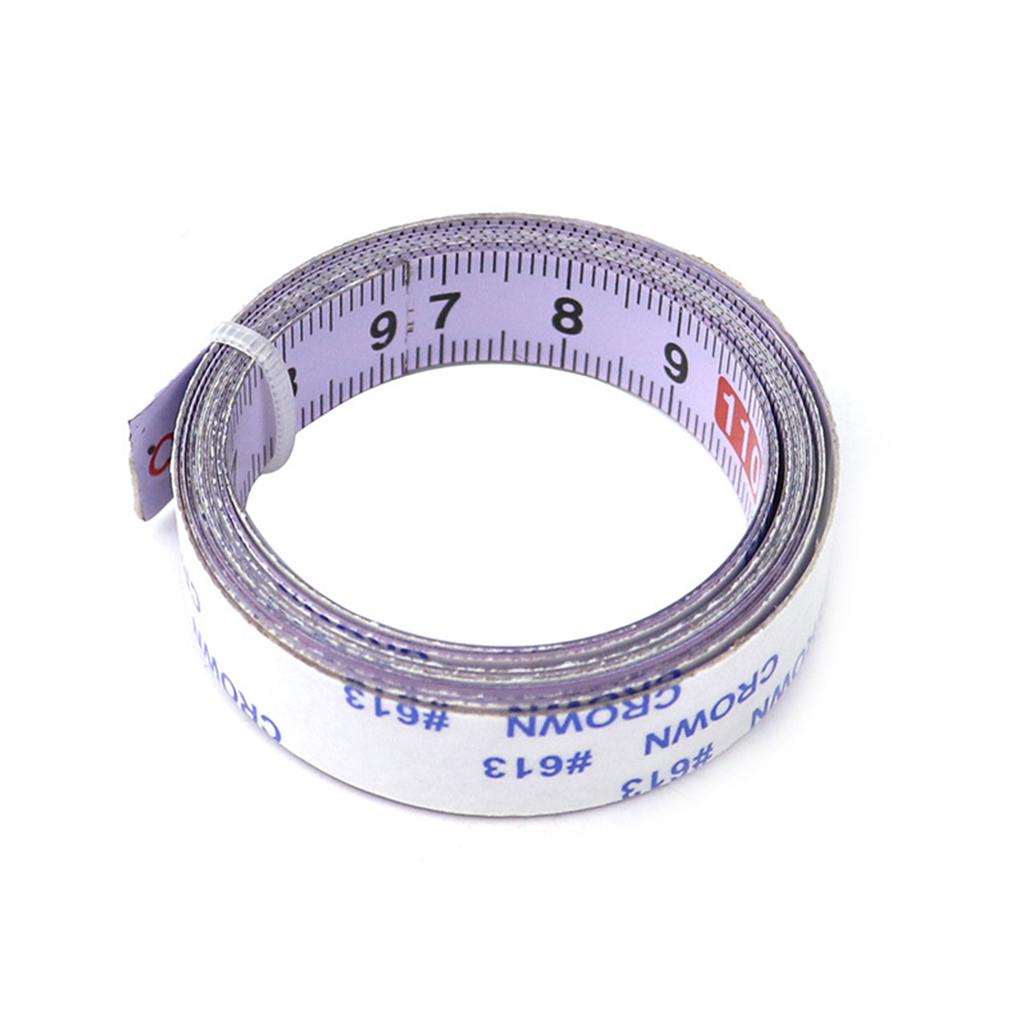Metric Miter Track Tape Measure Self Scale Ruler Tape Woodworking Tools 1/2/3/4/5M