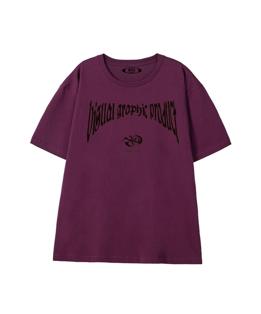 BY.L Vgp Graphic Logo Short Sleeve T-Shirt Wine