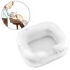 PVC Inflatable Shampoo Basin Tub Portable for The Disabled Hair Washing Basin With Drain Tube Shampoo Tray Bed Rest Nursing Aid Sink