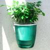 Selbstbewässernde Hängeblumentöpfe Wandmontierte Kunststoff-Topfpflanze Blumentopf Kreativer Hängepflanzgefäß Blumentopf Wanddekoration