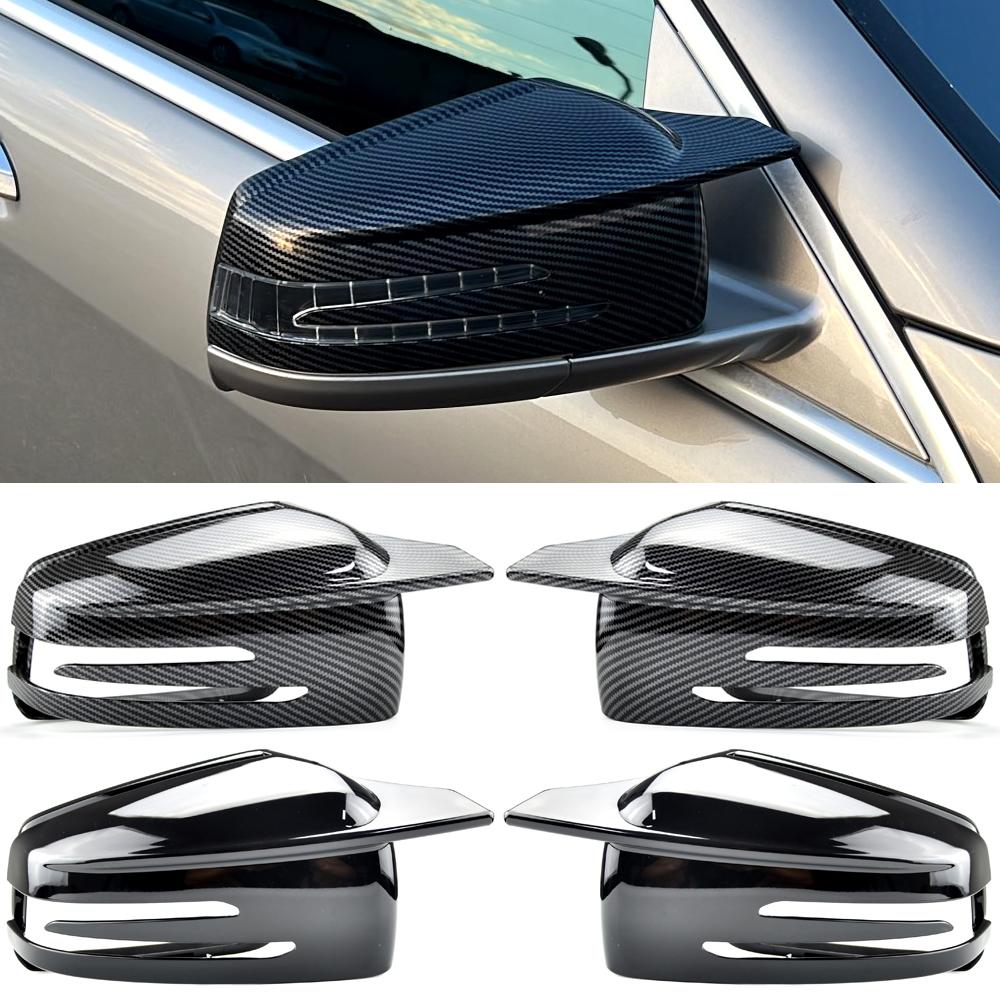 För Mercedes Benz A B C E S CLA GLA GLK Klass W176 W246 W204 W212 W221 C177 X204 X156 Kolfiber Bilbackspegel
