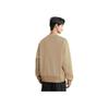 Calvin Klein Letter Print Reversible Knit Loose Sweatshirt Men tops Light-Coffee J322661