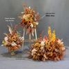 Autumn Floral Background Set: Caramel Silk Flowers for Wedding & Ceiling Decorations