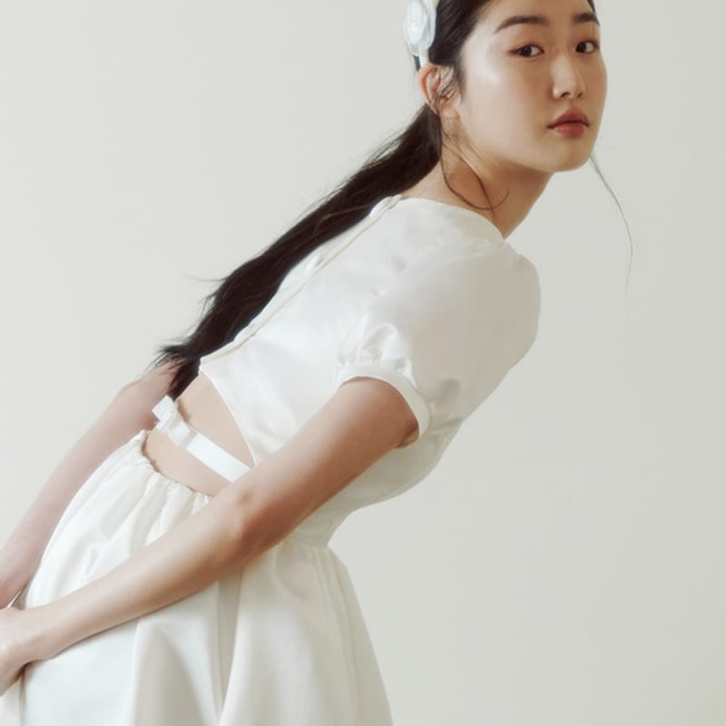 GANISONG Bridal Sharon Hairband Tiara_ivory