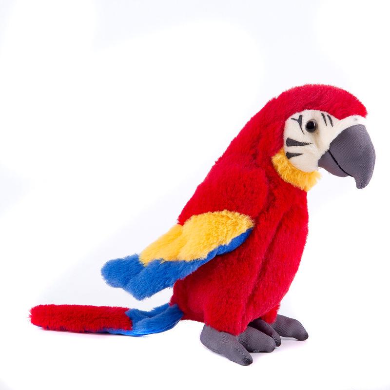 Creative Cute Macaw Parrot Plush Toy - Funny Bird Doll & Children's Birthday Gift