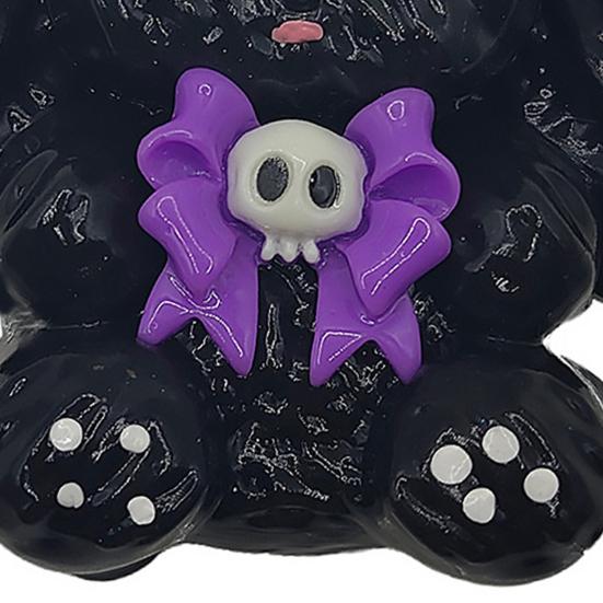 Halloween Animal Squeeze Toy Glossy Flocking Cartoon Dog Rabbit Stress Relief Pinch Sensory Toy Kids Adults Soft TPR Calming Stress Ball Fidget Toy