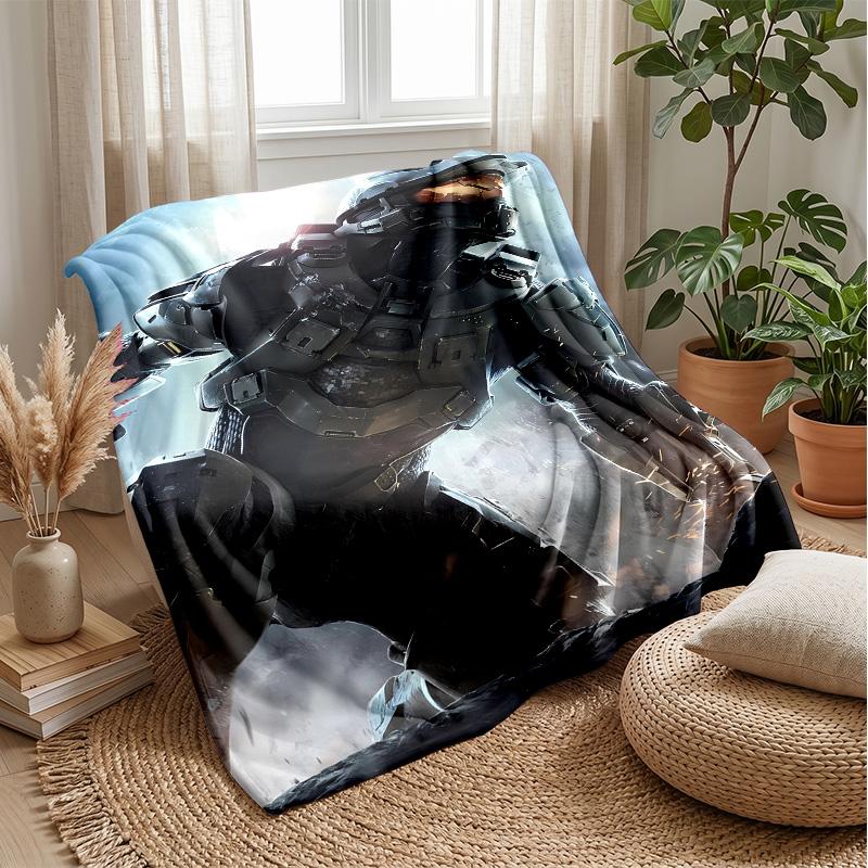 Haaland Theme blanket Soft Flannel Blanket Plush Throw Blanket Cozy Sofa Bed Blanket for Home Decor