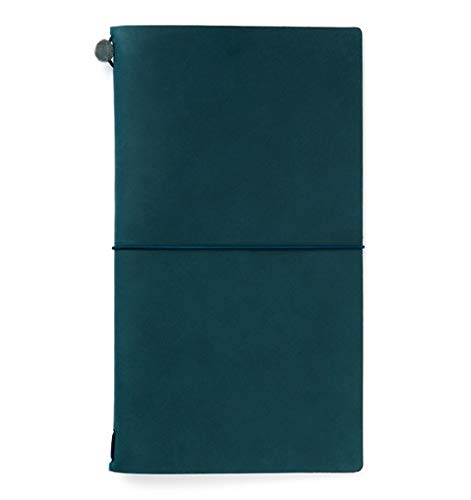 DESIGNPHIL MIDORI Traveler's Notebook, Regular Size, Limited Edition with Card, Blue, 15239006
