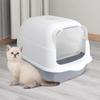 Cat with Lid Top Kitten Es Drawer Style Enclosed Deodorant Litter Toilet Pan for Small