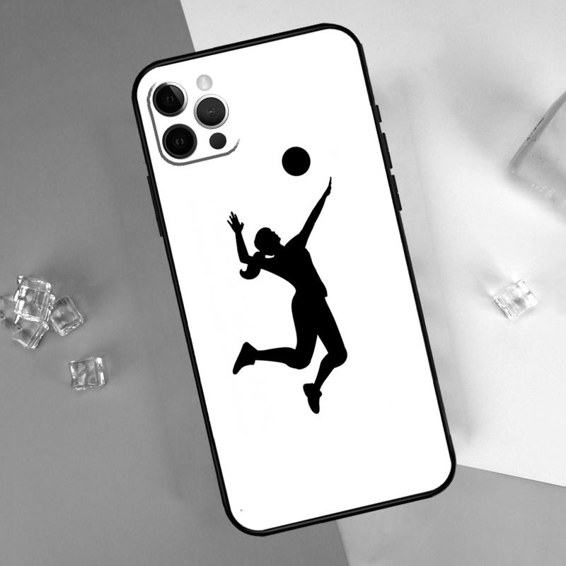 Volleyball Sport Handyhülle Für iPhone 16 Pro Max 16e 12 13 Mini 11 14 15 Pro Max XR 15 16 Plus Cover Schale