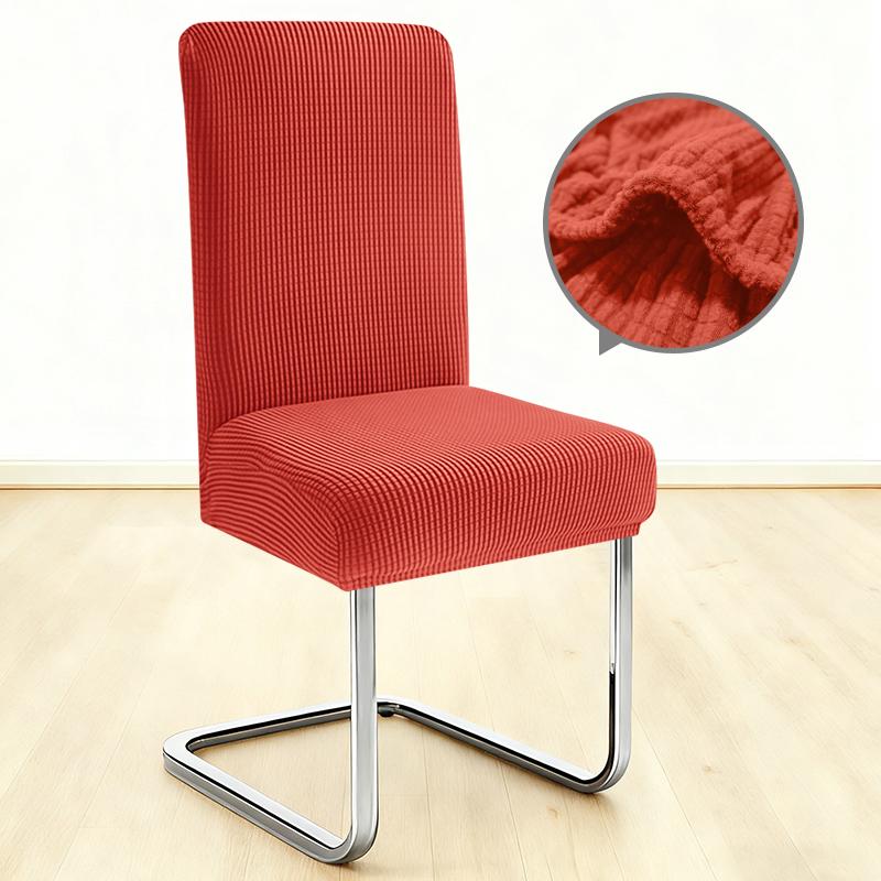 

Jacquard Dining Room Chair Covers Elastic Stretch Banquet Chair Cover Adjustable Removable Seat Slipcovers for Home Wedding 1PC