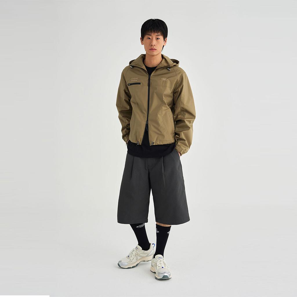 AEIAEIAE Twill Bermuda Pants [Dark Gray]