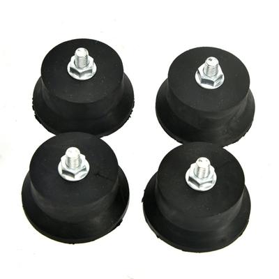 Pés Grandes Antivibração para Compressor de Ar com Kit de Ferragens de Montagem Jogo de 4 Almofada de Borracha para Estabilidade Redução de Ruído em Ferramenta Pneumática
