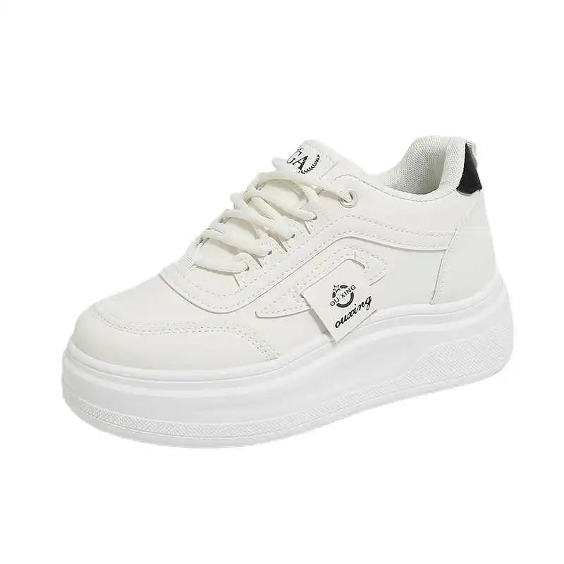 Thick Bottom Tied Long Boot Shoes Women's Boots Women's Green Sneakers Sports Type Fitness Shouse Tenisfeminino Functional