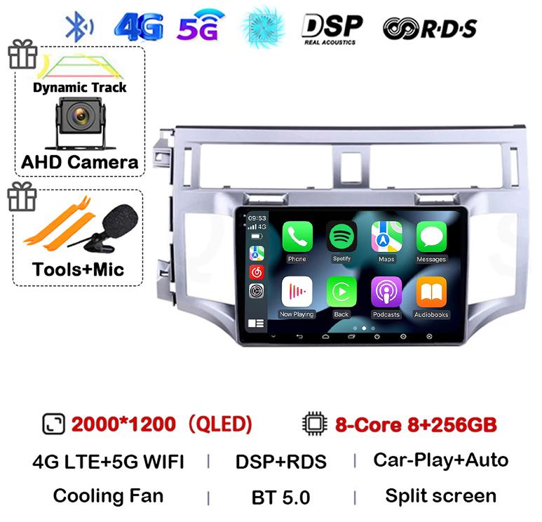 Android 14 Carplay Auto For Toyota Avalon 3 2005 2006 2007 2008 2009 2010 Car Radio Multimedia Player Stereo GPS WIFI Head Unit