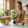 USB Rechargeable Electric Fruit Juicer Double Blades Large Capacity  Juicer Portable Juicer  Travel