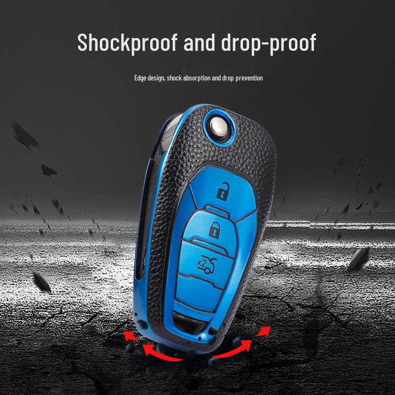 Chevrolet New Cruze Leather Key Cover - KOWOZ Car Key Bag