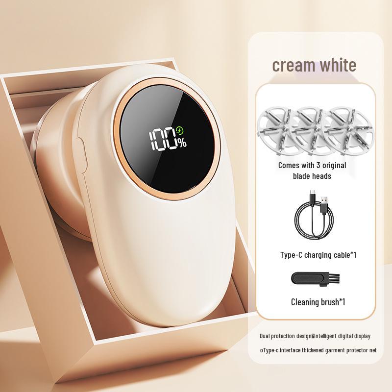 Wanshijin Smart Rechargeable Lint Remover – Portable De-pilling Device with Digital Display