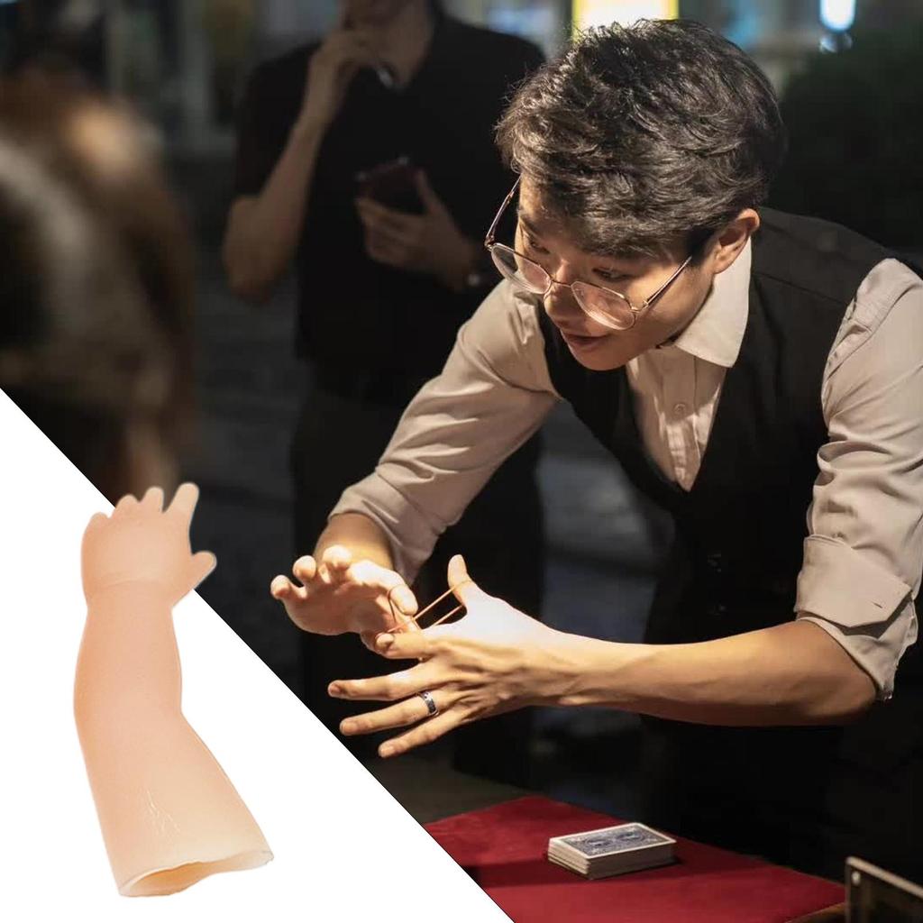 Funny Magic Tricks Coin Disappearing Toys Little Hand Prank Joke Magic Coin Disappear Performance Clever Design Mini Arm