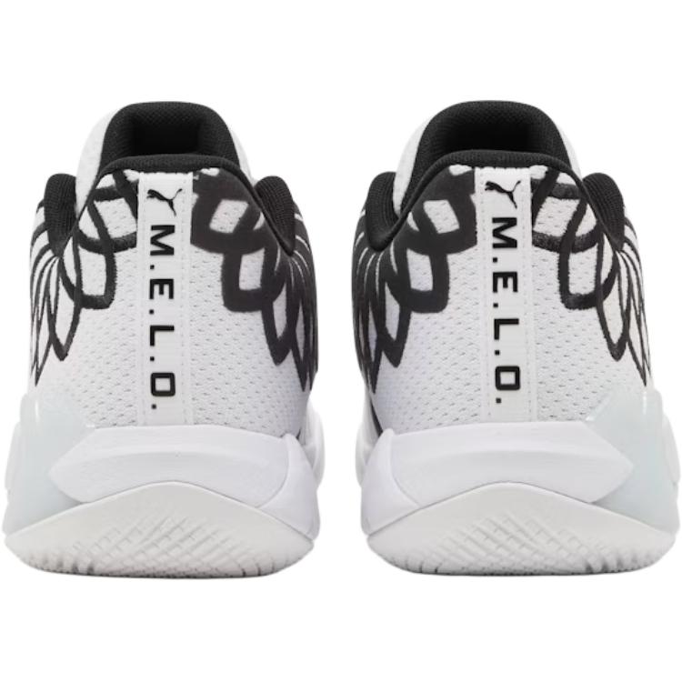 Puma MB.01 Lo Jr Team Colors - White Black Kids Sneakers 377368-13