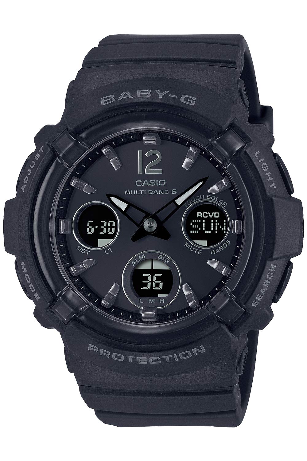 

Casio Solar Watch Black Baby-G Radio-Controlled BGA-2800-1AJF Women s