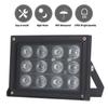 12pcs Array IR LEDS IR Illuminator Lamp Fill Light Night Vision Wide Angle Long Range Outdoor IP65 Waterproof for CCTV Camera