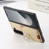 2 in 1 Detachable Magnetic Cards Solt Wallet Ring Holder Cowboy Case For Samsung Galaxy Z Fold 6 5 4 3 5G Fold6 Fold5 Bag Cover