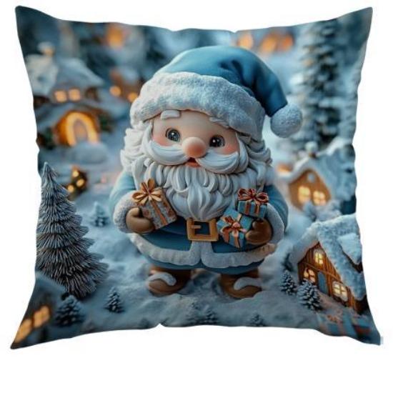 

Рождественская наволочка Праздничное украшение дома Наволочка для диванной подушки Наволочка с принтом 45*45cm