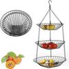 Nordycki Wiszący Kosz na Owoce Składany Kosz na Warzywa Nowy Kosz do Przechowywania Przekąsek Artykuły Kuchenne
