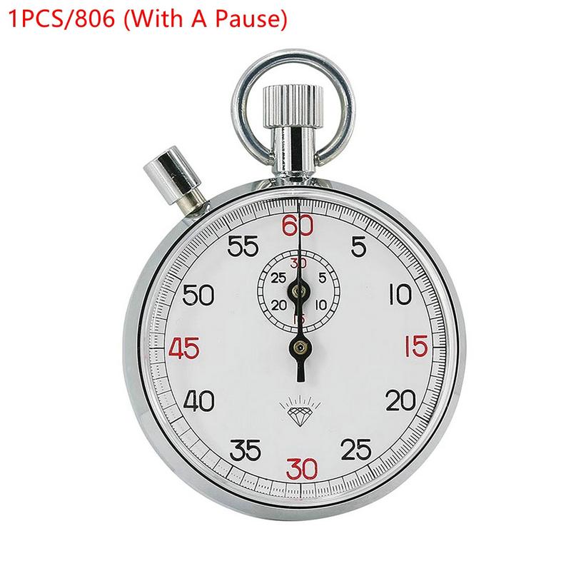 1Piece 30s/60s Mechanical Stop Watch Second Chronograph Teaching Timer Mechanical Stopwatch Teaching Instrument