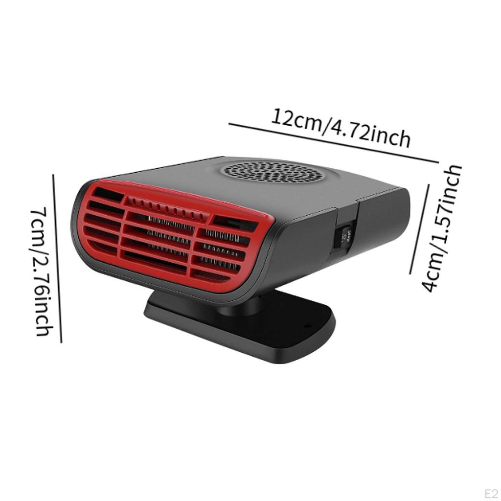 12V Car Heater Defrost Defogger Automotive Defrosting Equipment Degree