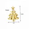 Metal Christmas Tree Napkin Rings - Silver Gold Holiday Table Decor