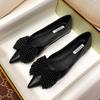 Size 34-43 Spring Autumn Women Flat Shoes Casual Fashion Pointed Toe Comfortable Non-slip Wear-resistant Simple Women's Shoes
