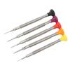 5Pcs Micro Mini Precision Screwdriver 5 Blades Non-slip Eyeglass Tool Cross & Flat Boxed Watch Repair Kit Strap Disassembly