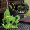 High Temperatures Resin Horse Statue Money Symbol Base Tea Pet Sculpture  Display Decoration
