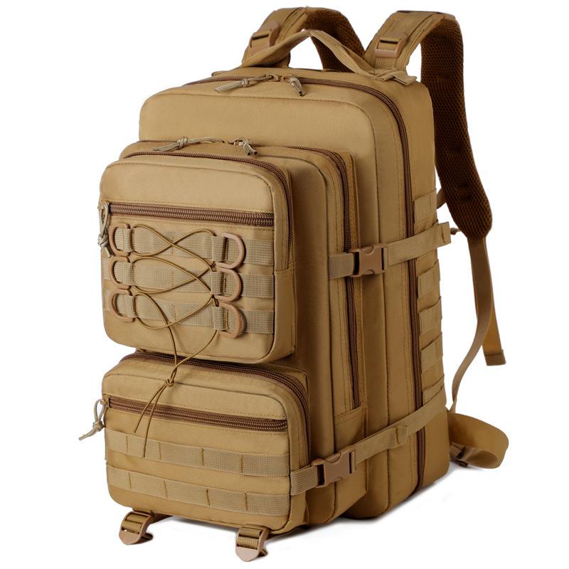 Spacious Wear-resistant Men's Tactical Outdoor Backpack Multi-purpose Bag Ideal for Hiking Camping Trekking Travel&Gear Storage