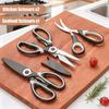 Kitchen Scissors All Purpose 3 Pack - Heavy Duty Stainless Steel Cooking Shears for Cutting Meat, Food, Fish, Poultry Multipurpose Sharp Sissors for