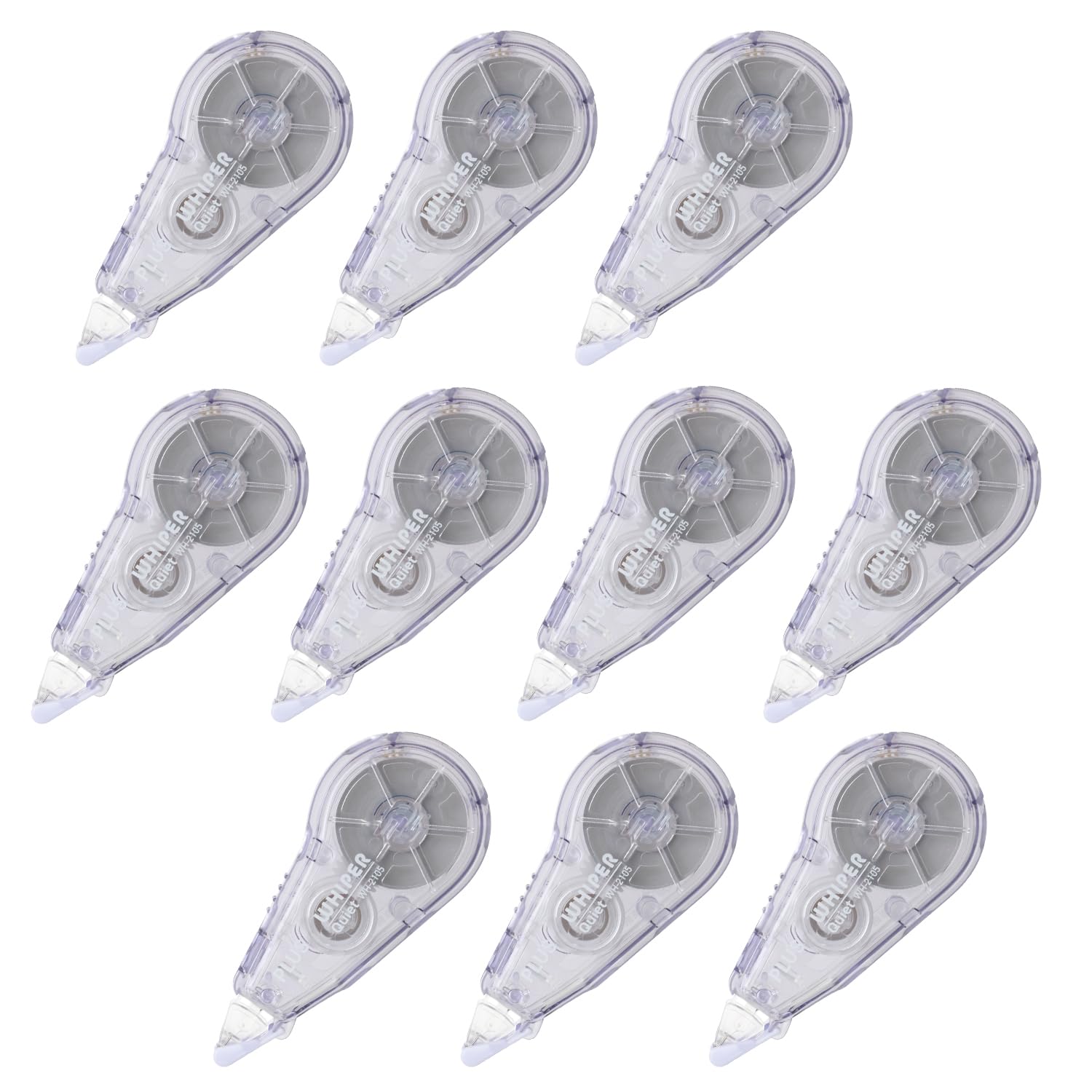 

Plus Whiper Quiet Correction 5mm x 10 Tape, Wide, 10-Pack, Purple, WH-2105, 52-842